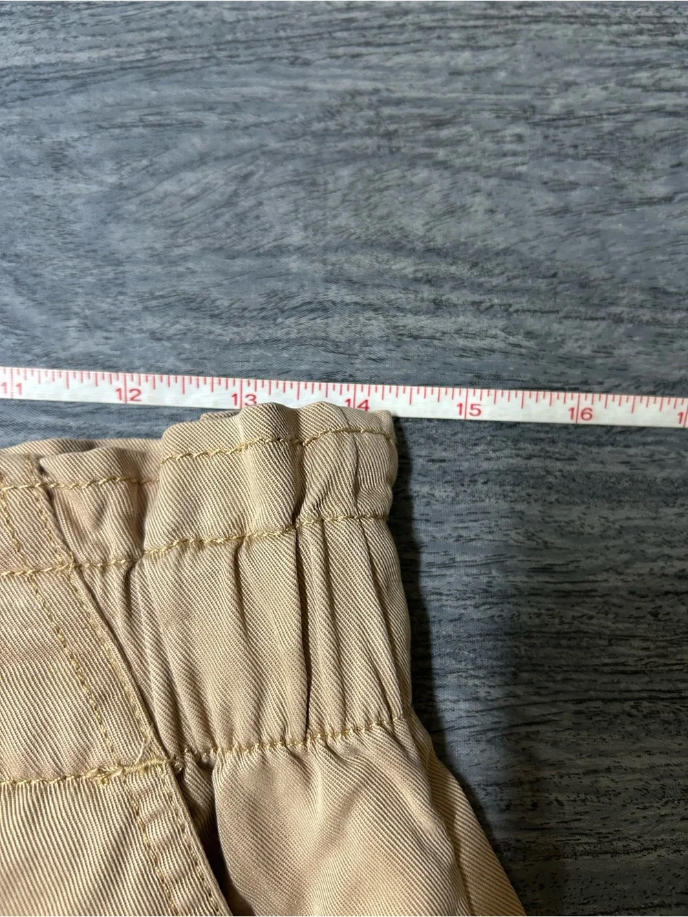 LOFT Skirt Women Size 4 Paperbag Khaki Pockets Beige Skirt NWT